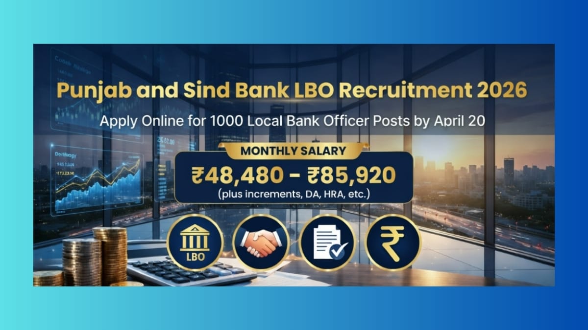 Punjab and Sind Bank Local Bank Officer Recruitment 2026