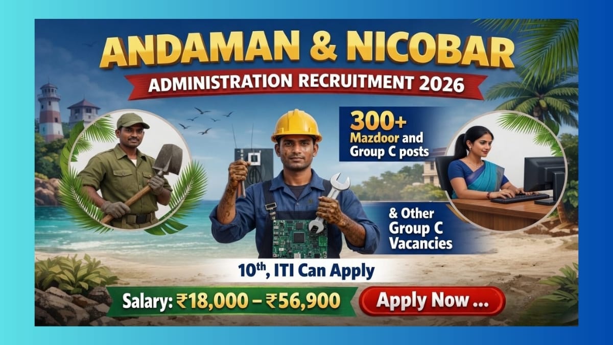 Andaman & Nicobar Forest Department Group C Recruitment 2026