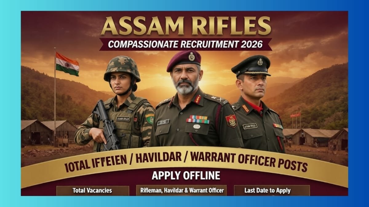 Assam Rifles Compassionate Ground Recruitment 2026