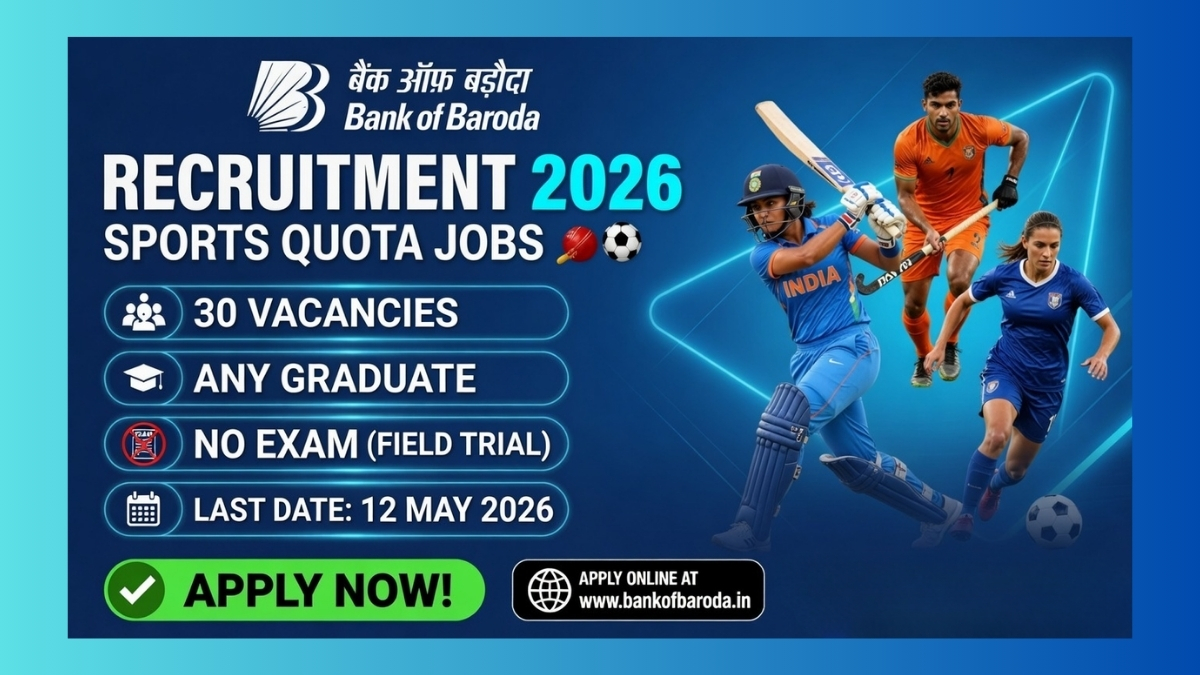 Bank of Baroda Sportspersons Recruitment 2026
