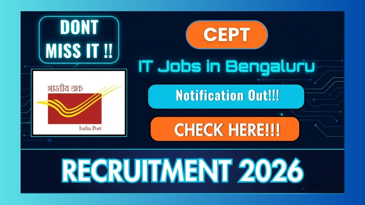 CEPT Recruitment 2026