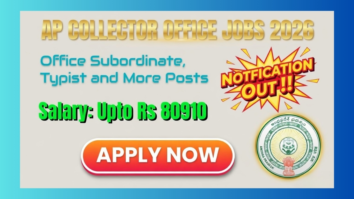 Eluru District Collectorate Office Recruitment 2026