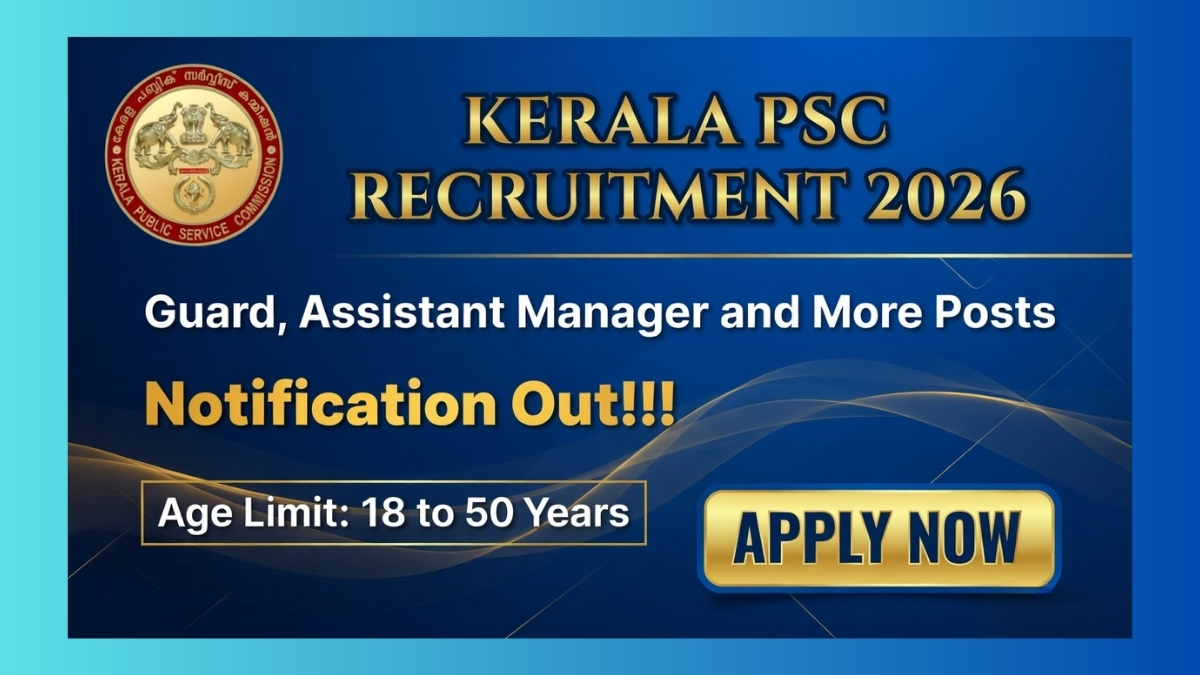 Kerala PSC Recruitment 2026