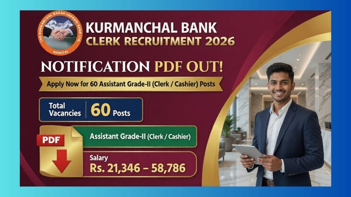 Kurmanchal Bank Clerk Recruitment 2026