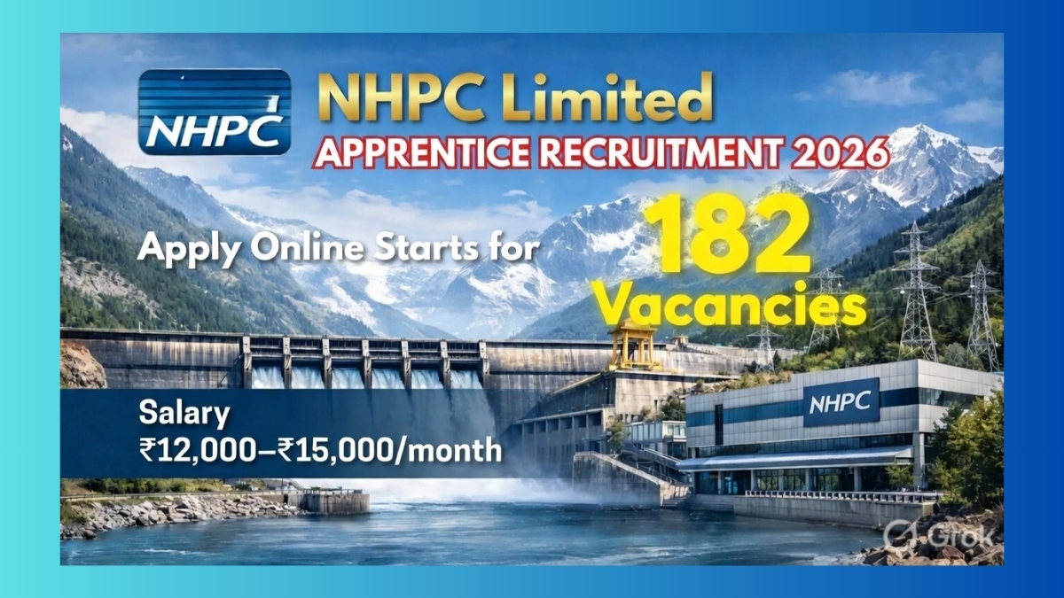 NHPC Apprentice Recruitment 2026
