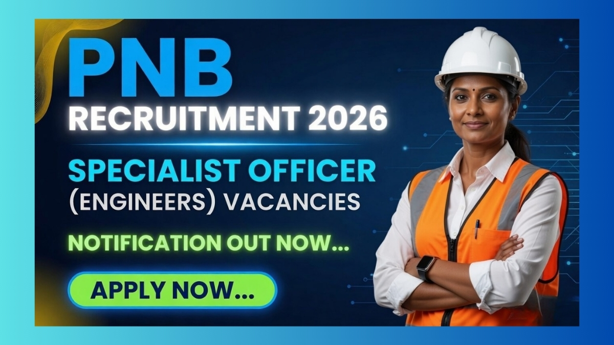PNB Specialist Officer (Engineer) Recruitment 2026