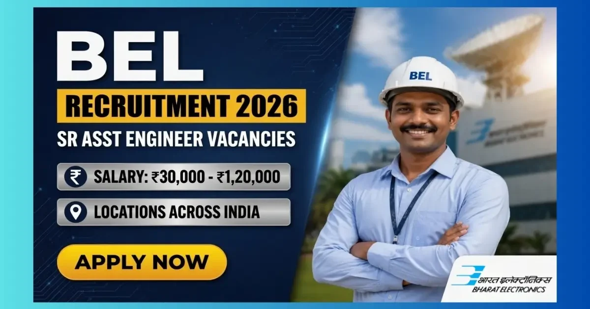 BEL Senior Assistant Engineer Recruitment 2026 for 43 IAF Ex-Servicemen posts apply offline