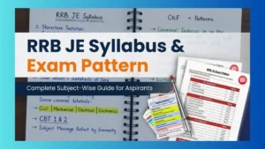RRB JE Syllabus and Exam Pattern: Complete Subject-Wise Guide for Aspirants