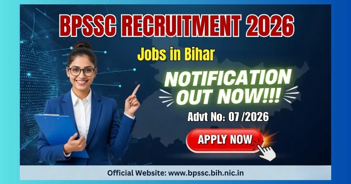 BPSSC ASI Technical Recruitment 2026 notification for 22 posts in Bihar Police Radio
