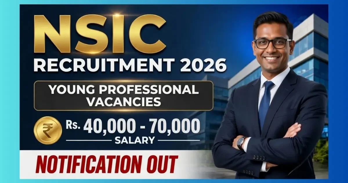 NSIC Young Professional Recruitment 2026 official notification for 17 contractual posts
