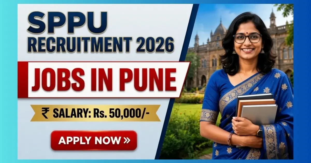 SPPU Pune Assistant Professor Recruitment 2026 notification for 133 contractual posts