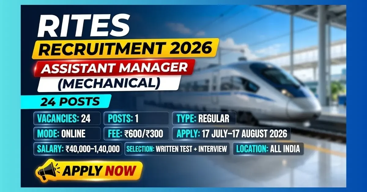 RITES Assistant Manager