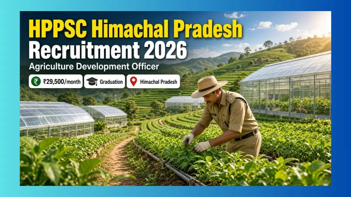 HPPSC Himachal ADO Recruitment 2026 notice for 23 Agriculture Development Officer posts