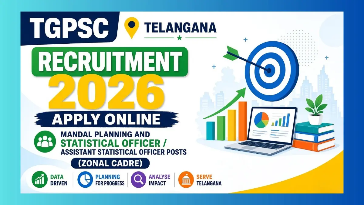 TGPSC Mandal Planning and Statistical Officer Assistant Statistical Officer recruitment 2026